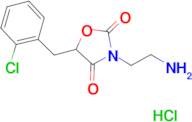 3-(2-Amino-ethyl)-5-(2-chloro-benzyl)-oxazolidine-2,4-dione;hydrochloride