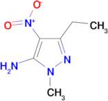 5-Ethyl-2-methyl-4-nitro-2H-pyrazol-3-ylamine