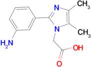 [2-(3-Amino-phenyl)-4,5-dimethyl-imidazol-1-yl]-acetic acid