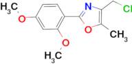 4-Chloromethyl-2-(2,4-dimethoxy-phenyl)-5-methyl-oxazole