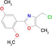 4-Chloromethyl-2-(2,5-dimethoxy-phenyl)-5-methyl-oxazole