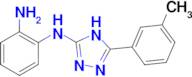 N-(5-m-Tolyl-1H-[1,2,4]triazol-3-yl)-benzene-1,2-diamine