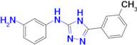 N-(5-m-Tolyl-1H-[1,2,4]triazol-3-yl)-benzene-1,3-diamine