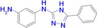 N-(5-Phenyl-1H-[1,2,4]triazol-3-yl)-benzene-1,3-diamine