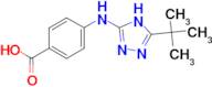 4-(5-tert-Butyl-1H-[1,2,4]triazol-3-ylamino)-benzoic acid