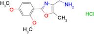 C-[2-(2,4-Dimethoxy-phenyl)-5-methyl-oxazol-4-yl]-methylamine;hydrochloride