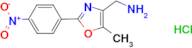 C-[5-Methyl-2-(4-nitro-phenyl)-oxazol-4-yl]-methylamine;hydrochloride