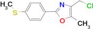 4-Chloromethyl-5-methyl-2-(4-methylsulfanyl-phenyl)-oxazole