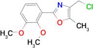 4-Chloromethyl-2-(2,3-dimethoxy-phenyl)-5-methyl-oxazole