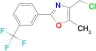 4-Chloromethyl-5-methyl-2-(3-trifluoromethyl-phenyl)-oxazole