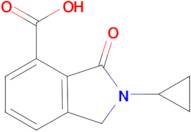 2-Cyclopropyl-3-oxo-2,3-dihydro-1H-isoindole-4-carboxylic acid