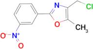 4-Chloromethyl-5-methyl-2-(3-nitro-phenyl)-oxazole