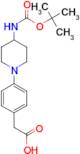 [4-(4-tert-Butoxycarbonylamino-piperidin-1-yl)-phenyl]-acetic acid