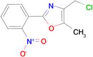 4-Chloromethyl-5-methyl-2-(2-nitro-phenyl)-oxazole