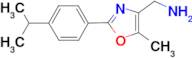 C-[2-(4-Isopropyl-phenyl)-5-methyl-oxazol-4-yl]-methylamine