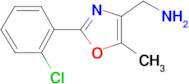 C-[2-(2-Chloro-phenyl)-5-methyl-oxazol-4-yl]-methylamine