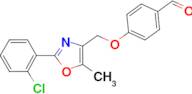 4-{[2-(2-Chlorophenyl)-5-methyloxazol-4-yl]methoxy}benzaldehyde