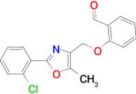 2-{[2-(2-Chlorophenyl)-5-methyloxazol-4-yl]methoxy}benzaldehyde
