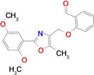 2-{[2-(2,5-Dimethoxyphenyl)-5-methyloxazol-4-yl]methoxy}benzaldehyde