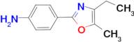 4-(4-Ethyl-5-methyl-oxazol-2-yl)-phenylamine