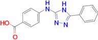 4-(5-Phenyl-1H-[1,2,4]triazol-3-ylamino)-benzoic acid