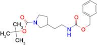 3-(2-Benzyloxycarbonylamino-ethyl)-pyrrolidine-1-carboxylic acid tert-butyl ester