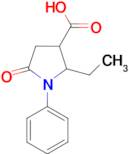 2-Ethyl-5-oxo-1-phenyl-pyrrolidine-3-carboxylic acid