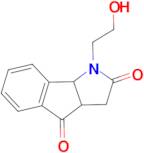 3-(2-Hydroxy-ethyl)-1,3,3a,8a-tetrahydro-3-aza-cyclopenta[a]indene-2,8-dione