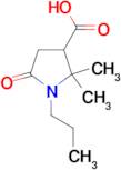 2,2-Dimethyl-5-oxo-1-propyl-pyrrolidine-3-carboxylic acid