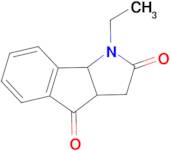 3-Ethyl-1,3,3a,8a-tetrahydro-3-aza-cyclopenta[a]indene-2,8-dione