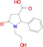 1-(2-Hydroxy-ethyl)-5-oxo-2-phenyl-pyrrolidine-3-carboxylic acid