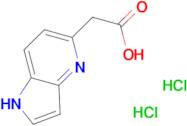 2-{1H-Pyrrolo[3,2-b]pyridin-5-yl}acetic acid dihydrochloride