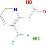 2-[3-(Difluoromethyl)pyridin-2-yl]acetic acid hydrochloride