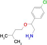 2-(4-Chlorophenyl)-2-(isopentyloxy)ethanamine