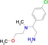 1-(4-Chlorophenyl)-N1-(2-methoxyethyl)-N1-methylethane-1,2-diamine