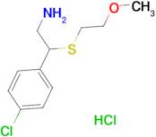 2-(4-Chlorophenyl)-2-(2-methoxyethylthio)ethanamine hydrochloride