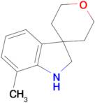 7-Methyl-1,2-dihydrospiro[indole-3,4'-oxane]