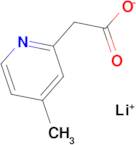 Lithium 2-(4-methylpyridin-2-yl)acetate