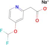 Sodium 2-[4-(difluoromethoxy)pyridin-2-yl]acetate