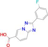 2-(3-Fluorophenyl)-[1,2,4]triazolo[1,5-a]pyridine-6-carboxylic acid