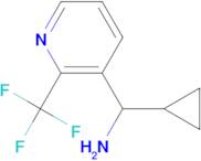 Cyclopropyl[2-(trifluoromethyl)pyridin-3-yl]methanamine