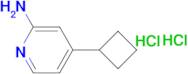 4-Cyclobutylpyridin-2-amine dihydrochloride