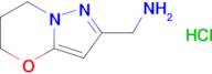 {6,7-Dihydro-5H-pyrazolo[5,1-b][1,3]oxazin-2-yl}methanamine hydrochloride