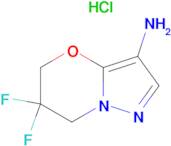 6,6-Difluoro-6,7-dihydro-5H-pyrazolo[5,1-b][1,3]oxazin-3-amine hydrochloride