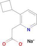 Sodium 2-(3-cyclobutylpyridin-2-yl)acetate