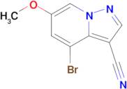 4-Bromo-6-methoxypyrazolo[1,5-a]pyridine-3-carbonitrile
