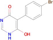 5-(4-bromophenyl)-6-hydroxy-1,4-dihydropyrimidin-4-one