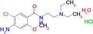 4-Amino-5-chloro-N-(2-(diethylamino)ethyl)-2-methoxybenzamide hydrochloride hydrate