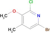 6-Bromo-2-chloro-3-methoxy-4-methylpyridine