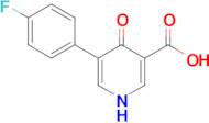 5-(4-Fluorophenyl)-4-oxo-1,4-dihydropyridine-3-carboxylic acid